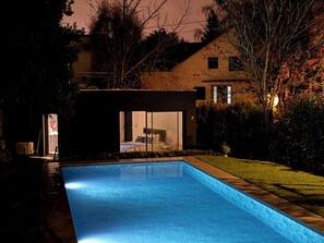 Pool - Detached house 25 m² with garden & jacuzzi - near Strasbourg (MITTELHAUSBERGEN)