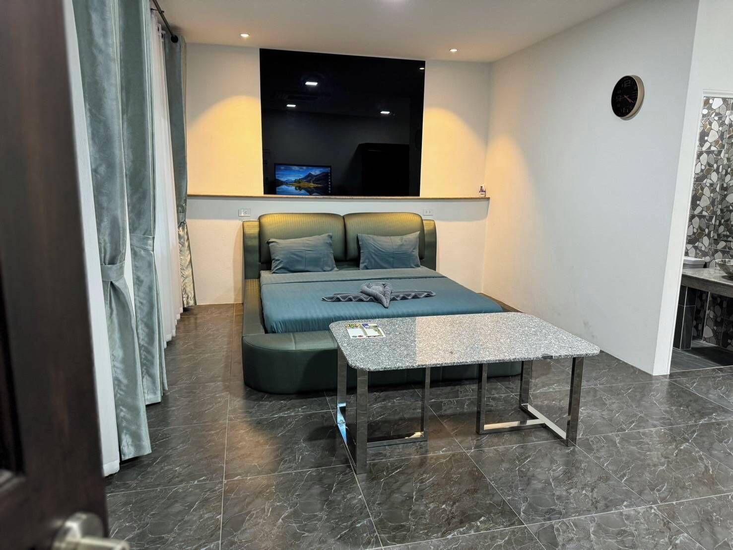 Familienhaus, Terrasse, Parkblick