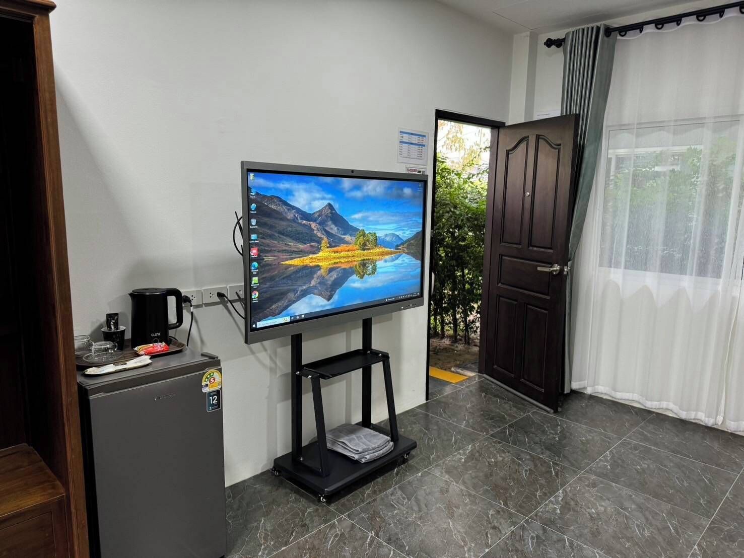 Familienhaus, Terrasse, Parkblick