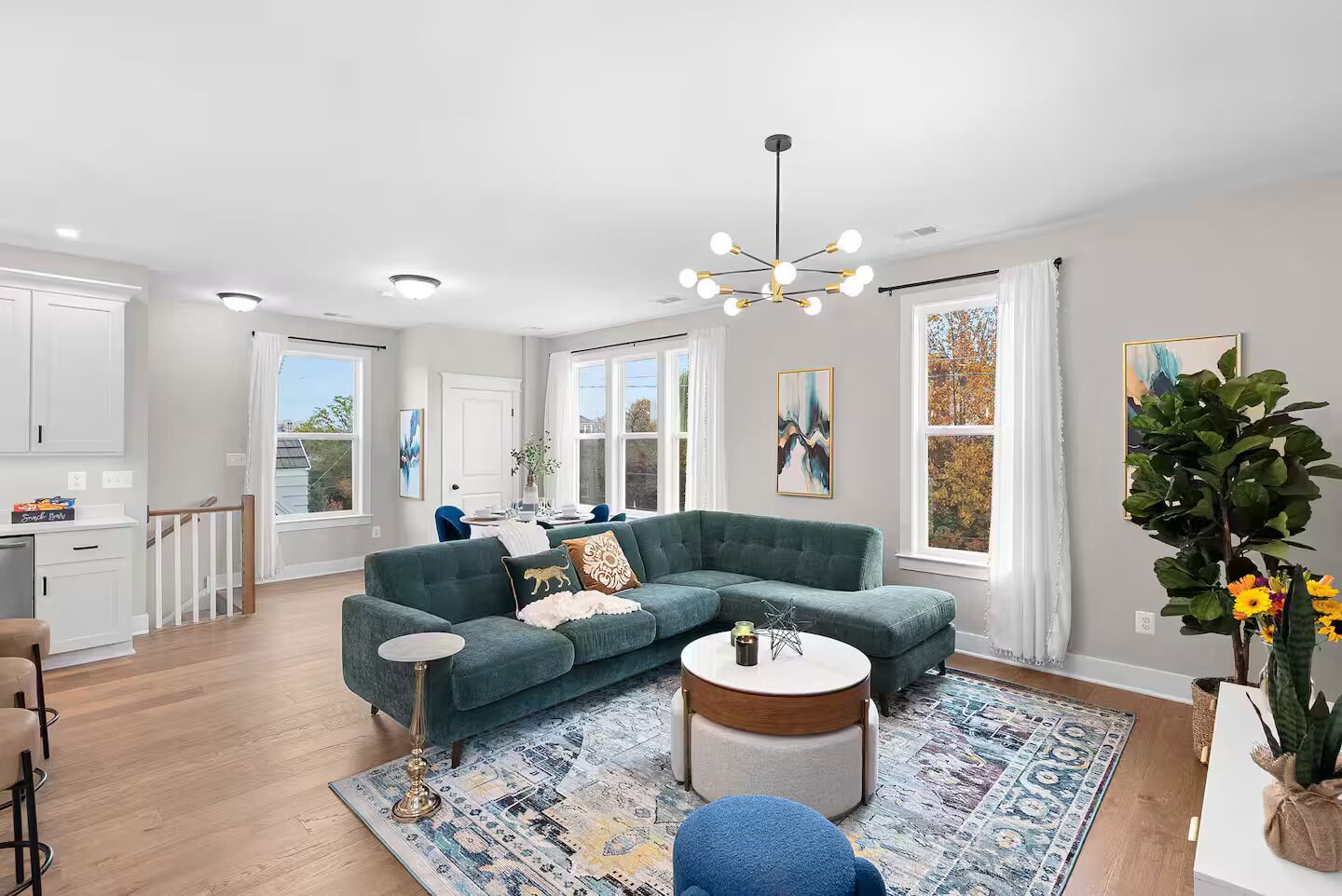 Área de sala de estar