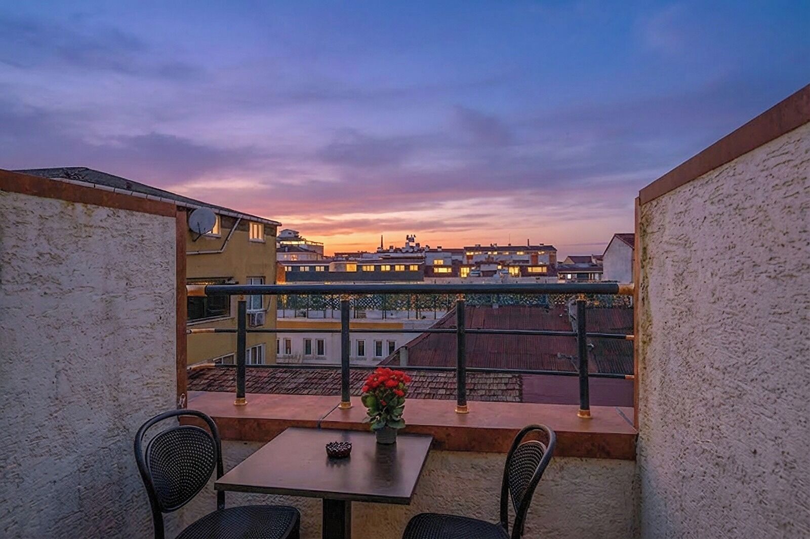 Vistas a la ciudad desde el alojamiento