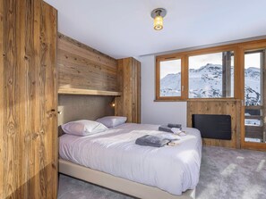 5 bedrooms, free WiFi, bed sheets - New penthouse for 12, 4 balconies, Alpages 1, Avoriaz (Avoriaz)