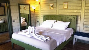 Bungalow, vista al lago