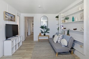 Apartment | Living room - Coastal Escape With Courtyard and Parking (Margate)