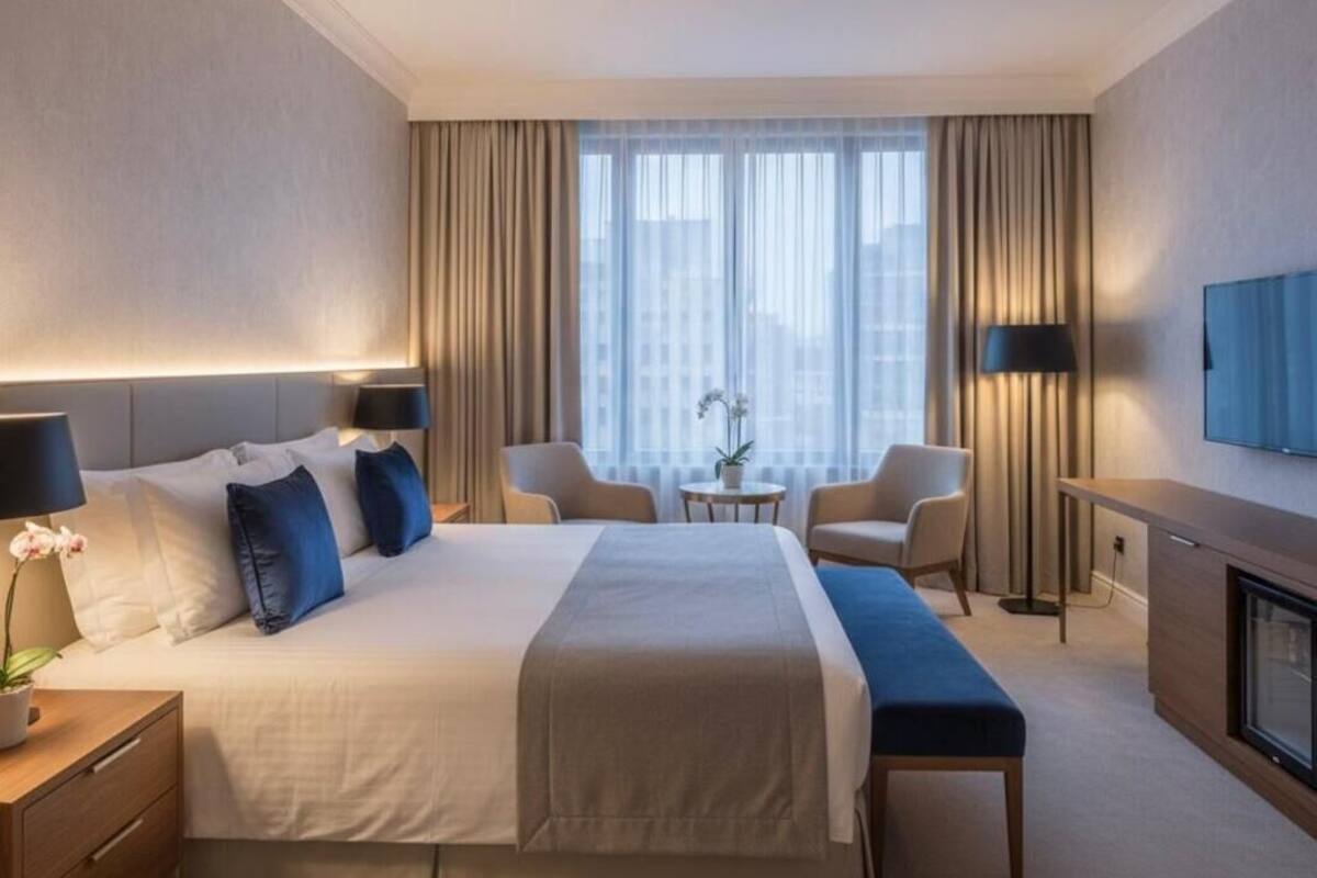 In-room safe, soundproofing, iron/ironing board (on request)