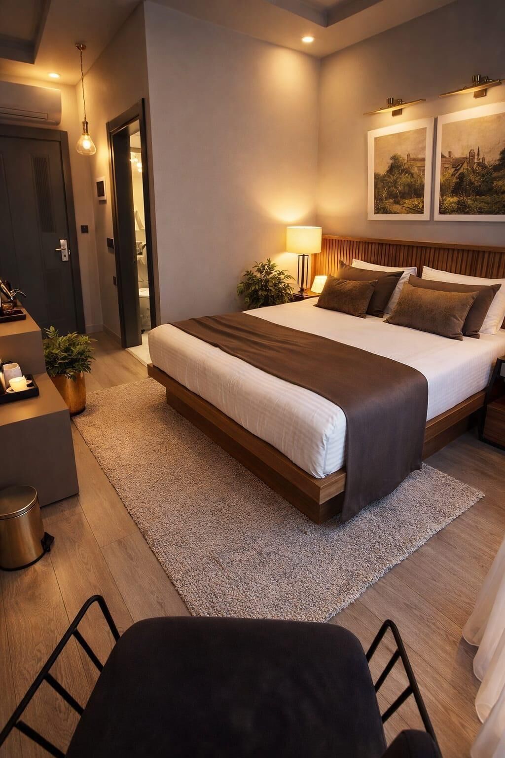 经济客房 | 高档床上用品、迷你吧、免费 WiFi、床单