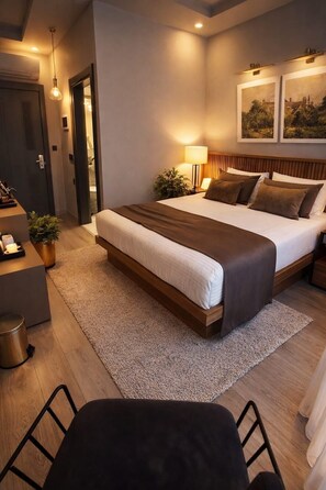 Habitación económica | Ropa de cama de alta calidad, minibar, insonorización y wifi gratis