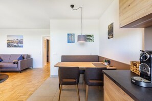 Deluxe Condo, Balcony, River View | Living area - Pappelhof Ferienwohnungen (Bad Bellingen)