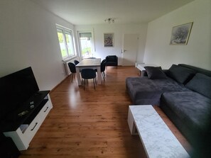 Living area - Vacation apartment with large terrace (Gschwend)