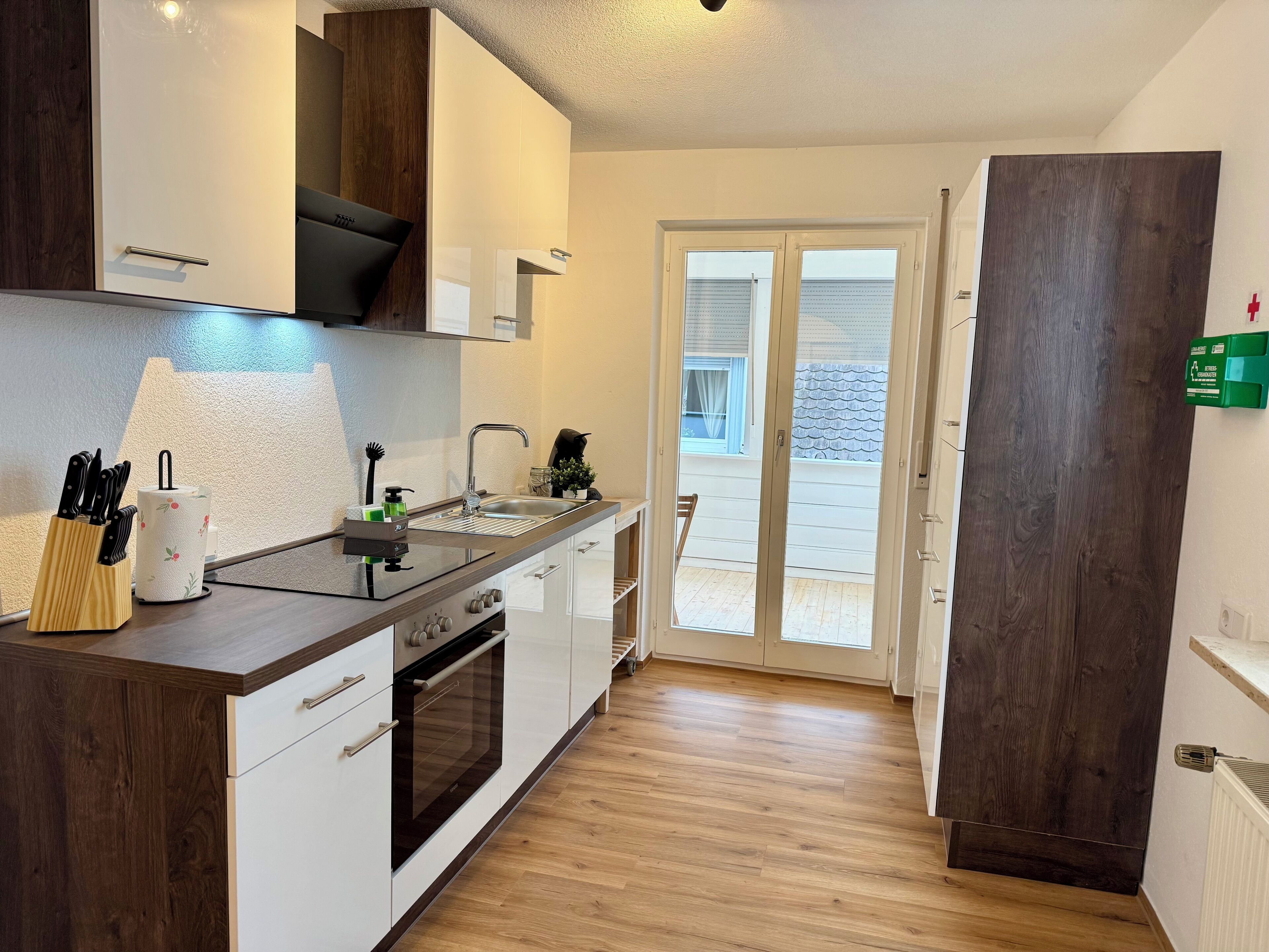 Kühlschrank, Ofen, Herdplatte, Geschirrspüler