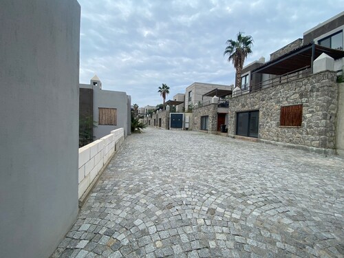 2+1 Duplex Apartment in a Secure Site with Shared Pool in Bodrum Bitez