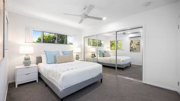 Apartment | 3 Schlafzimmer, laptopgeeigneter Arbeitsplatz, Bettwäsche