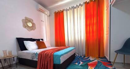 Cosy villa with whirlpool bath,