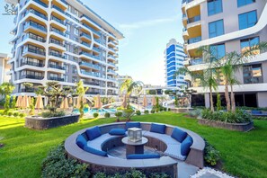 Property grounds - Nordic Sky: Cozy 1BR Near Tosmur Beach (Alanya)