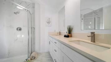 Shower, hair dryer