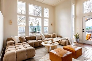 Cheminée, chaîne hi-fi