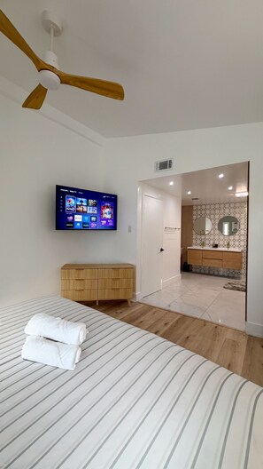 4 habitaciones, tabla de planchar con plancha y wifi gratis 