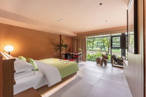 Familie suite, uitzicht op rivier | Een minibar, individueel gedecoreerd, individueel gemeubileerd