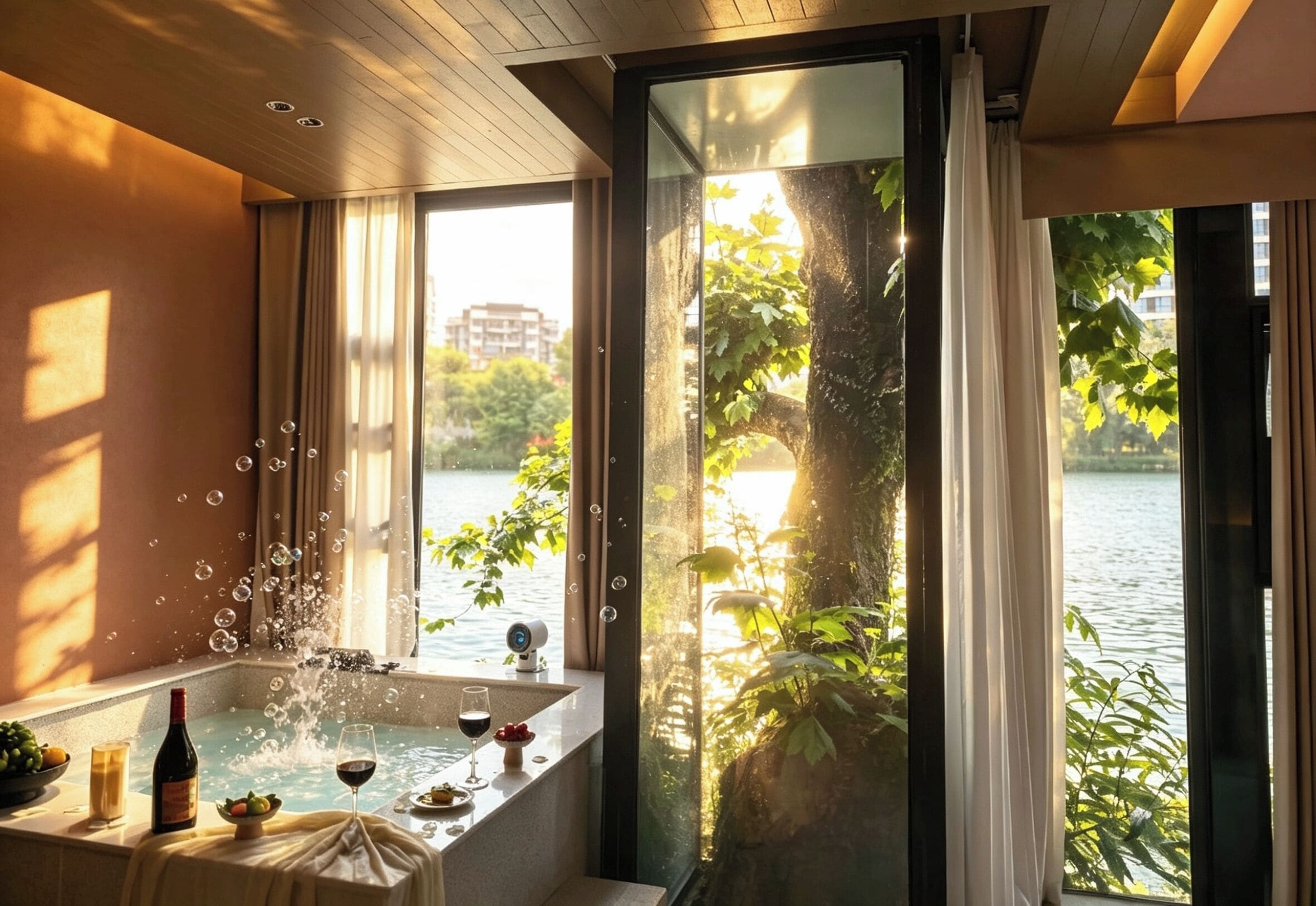 Romantic Suite, River View | Minibar, free WiFi, individually decorated, individually furnished