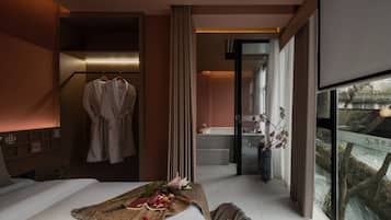 Suite romántica, vistas al río | Sala de estar