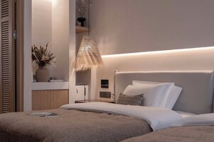 舒适双床房, 城市景观 | 办公桌、笔记本电脑工作区、遮光窗帘、免费 WiFi