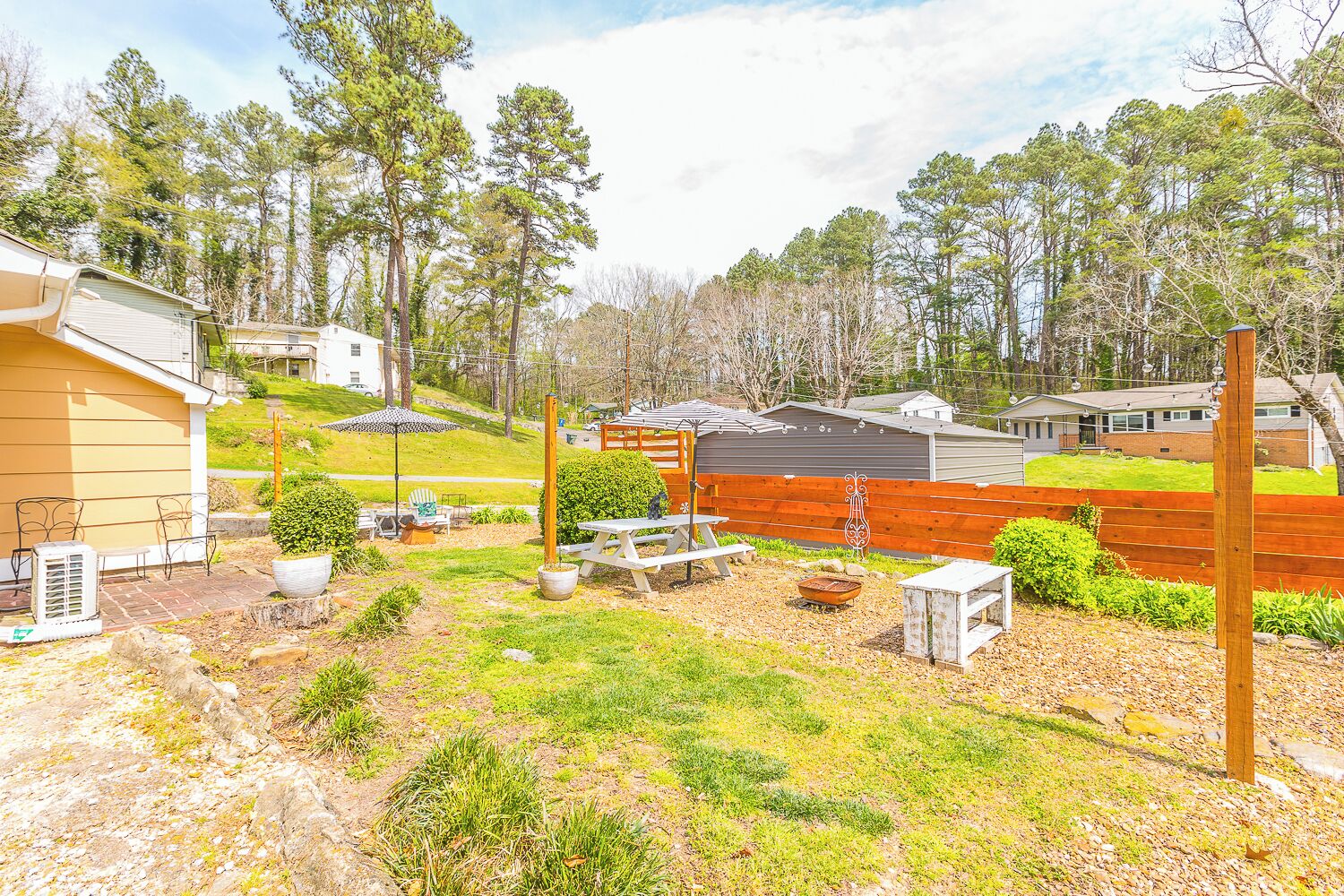 Opções para refeição ao ar livre