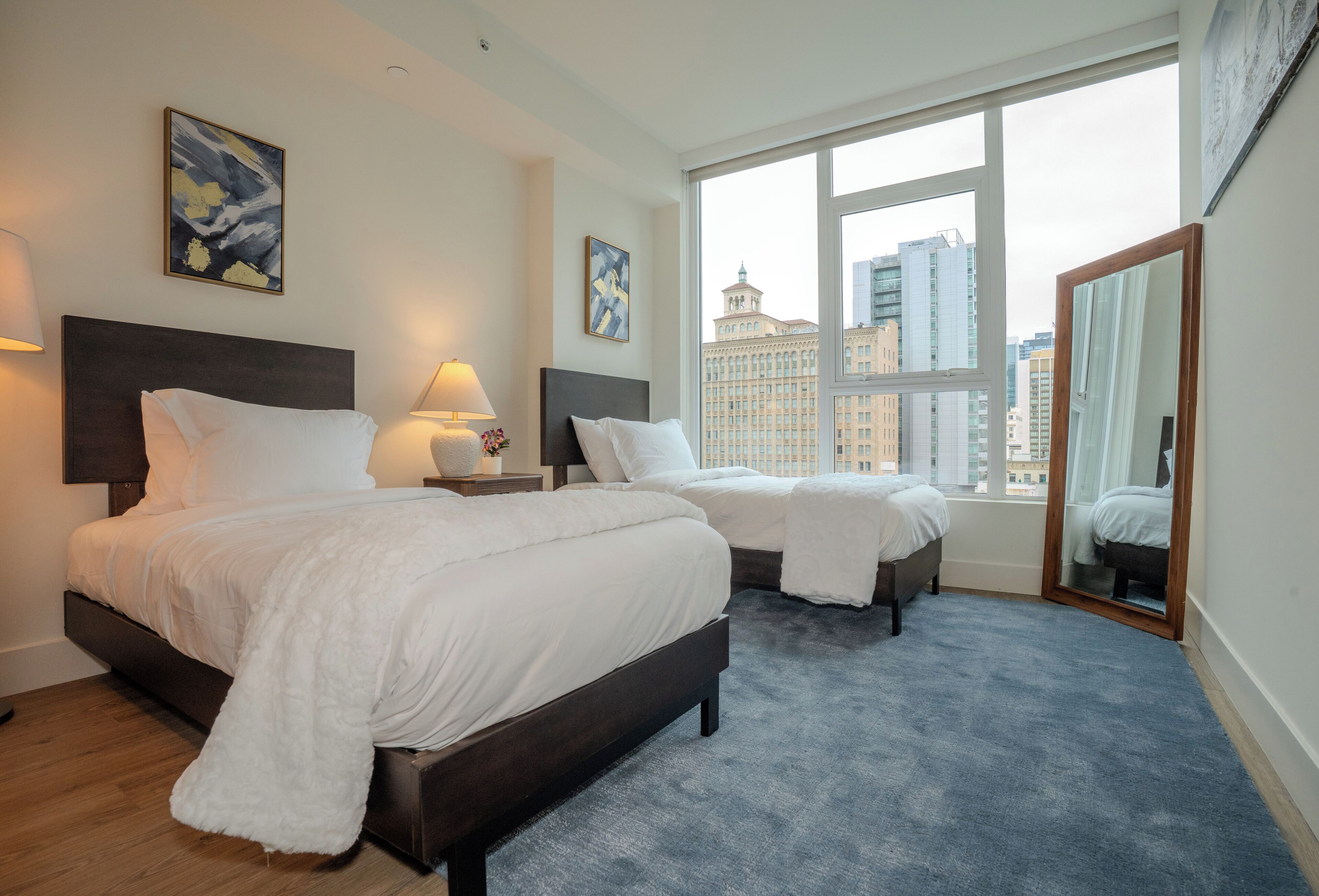 2 bedrooms, desk, iron/ironing board, free WiFi