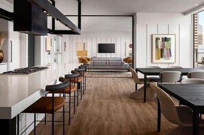 Dining - 
A Downtown Escape • green and light-full  2BR/2BA + Balcony (San Diego)