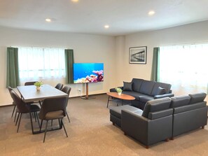 Apartamento básico, para não fumantes | Área de estar