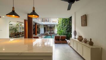 Vila Klasik | Dapur pribadi | Mesin pembuat kopi/teh dan ketel listrik