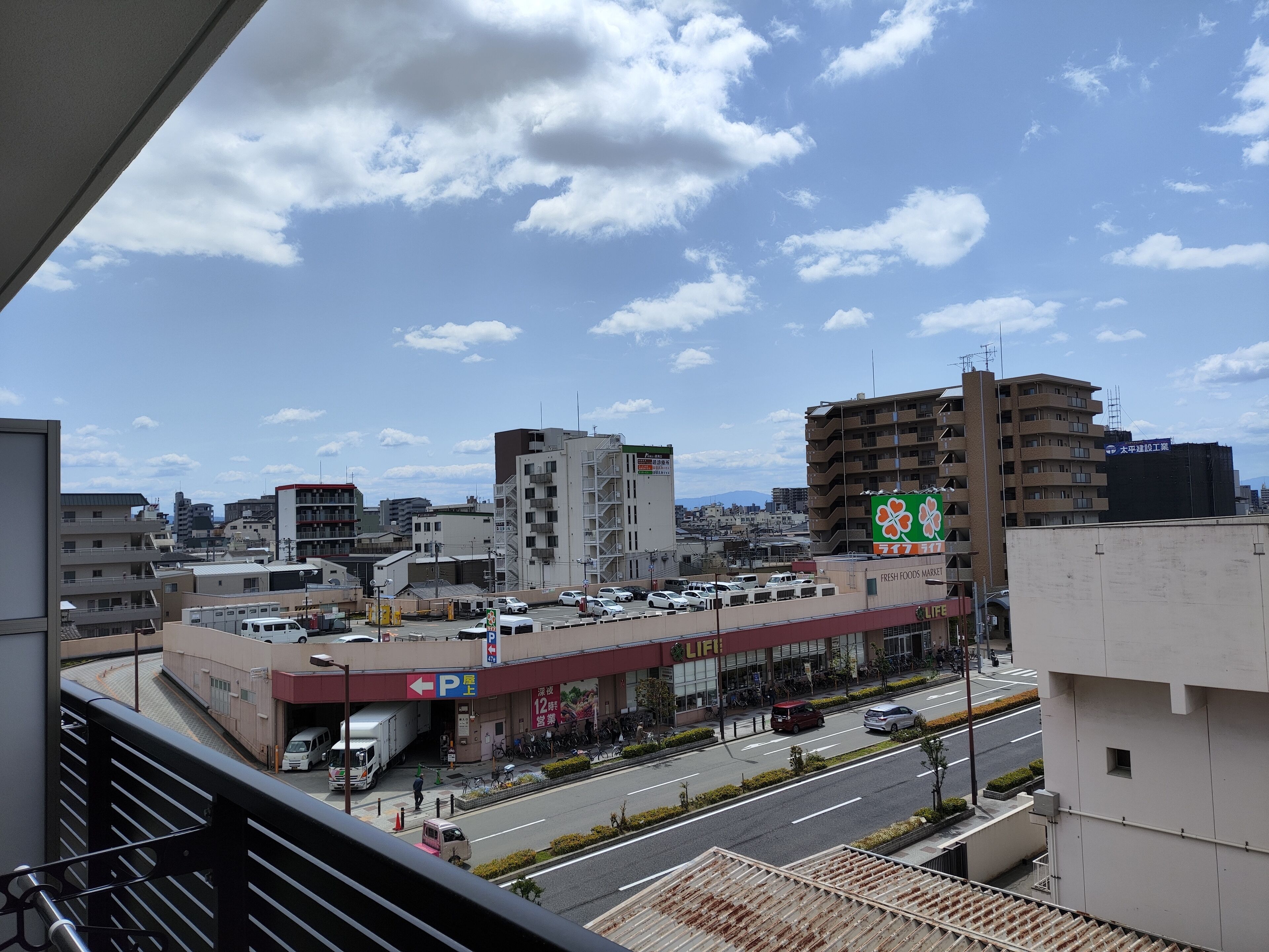 Utsikt fra overnattingsstedet