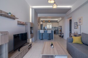 Apartment | Living room - 2-bedroom Apartment in Platanes (Rethymno)
