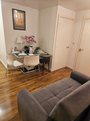 Shared Dormitory, 1 Bedroom, Accessible, Balcony | Living room - Room-spacious Retreat With Private Balco (London)
