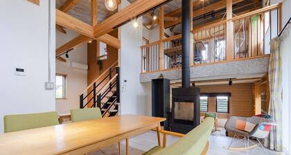 Nordic Villa in Nishi-Karuizawa | Loft & Fireplace