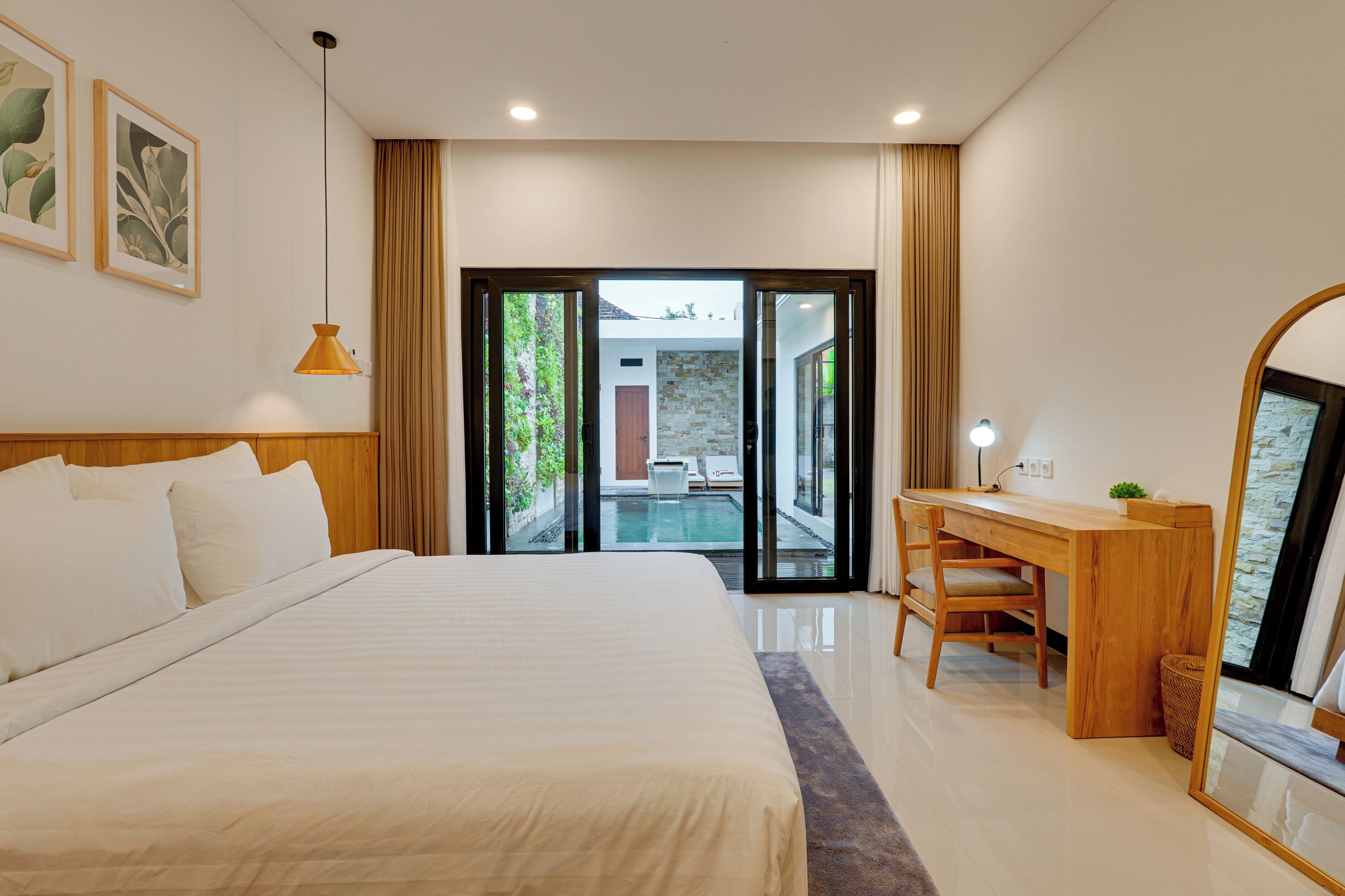 In-room safe, desk, laptop workspace, blackout drapes