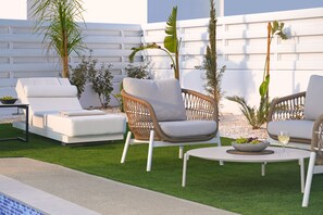 Terrace/patio - Villa Esmeralda - Luxury Villa in Pernera (Paralimni)
