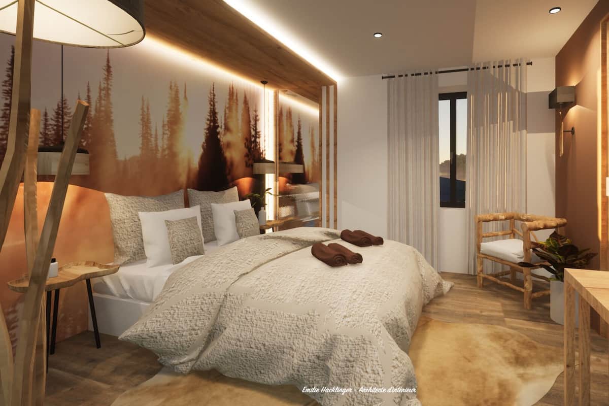 Blackout drapes, soundproofing, iron/ironing board, free WiFi