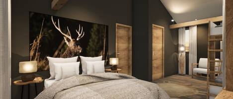 Chambre Triple, vue montagne