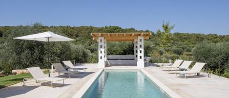 Et oppvarmet basseng