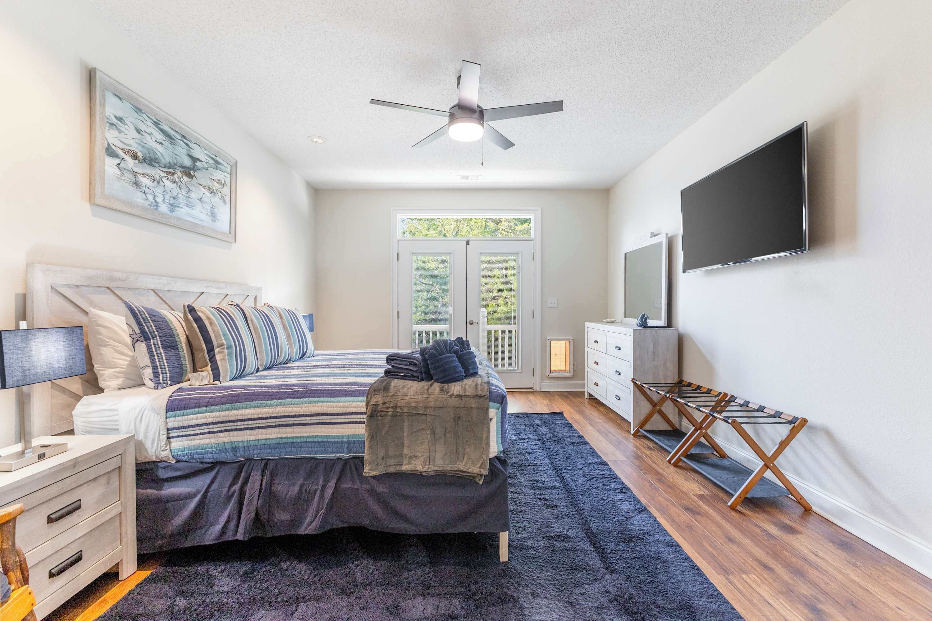 4 bedrooms, iron/ironing board, travel crib, WiFi