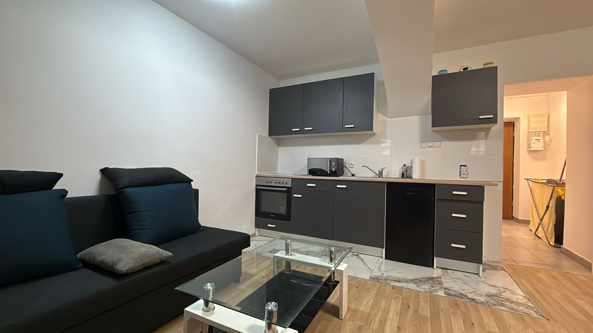 Basic Apartment | Private kitchen | Fridge, oven, stovetop, dishwasher