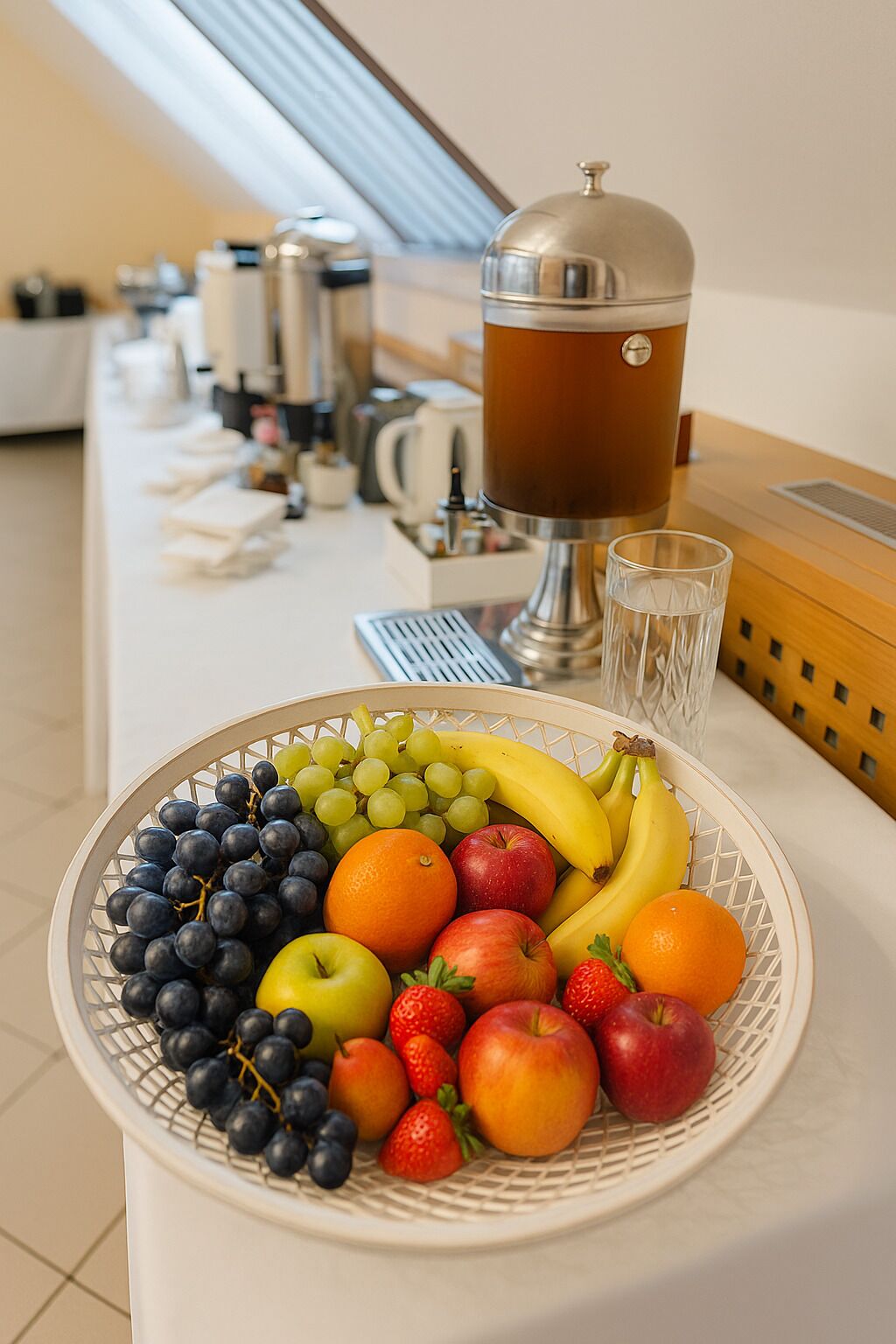 朝食 (ビュッフェ)、毎日提供 (無料)