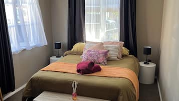 3 bedrooms, in-room safe, iron/ironing board, free WiFi