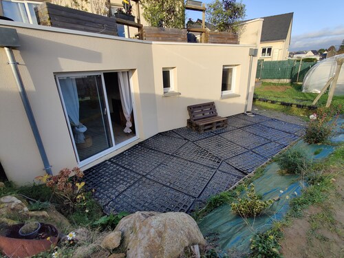 40m² apartment for 2 to 4 people with terrace close to shops