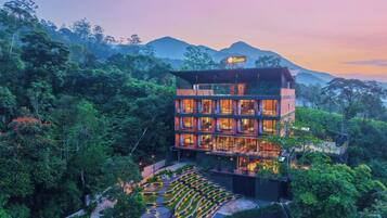 Majoituspaikan julkisivu