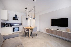 Living area - Panorama Penthouse Terrace with Parking (Bari)