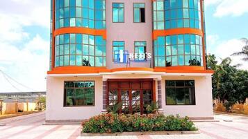 Voorkant van accommodatie