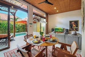 Comfort Villa, 2 Bedrooms, Private Pool | In-room dining - Villa Anvira (Legian)