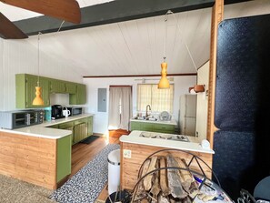 Microwave, oven, stovetop