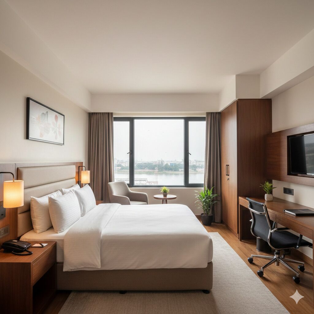 Luxury-Suite, Balkon | Schreibtisch, laptopgeeigneter Arbeitsplatz, kostenloses WLAN